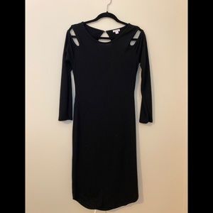 Black long sleeve dress